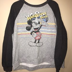 Walt Disney World Parks Retro Mickey Crewneck
